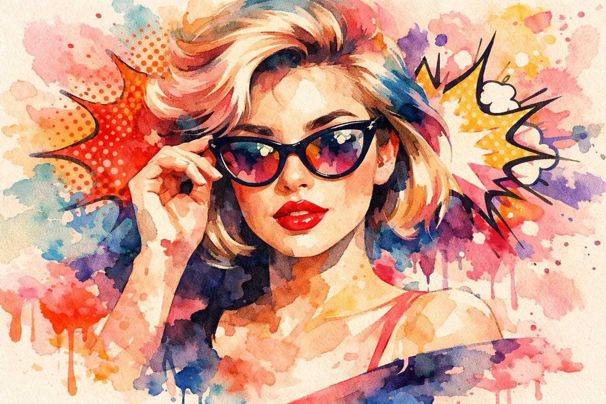 Pop Art Portrait: Dein Foto wird zum Statement