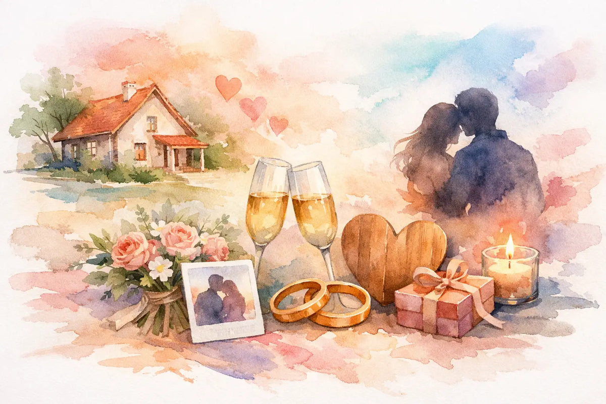 Personalisiertes Einzugsgeschenk für Paare