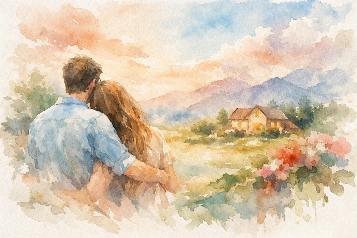 Foto in Aquarell umwandeln lassen für dein Zuhause