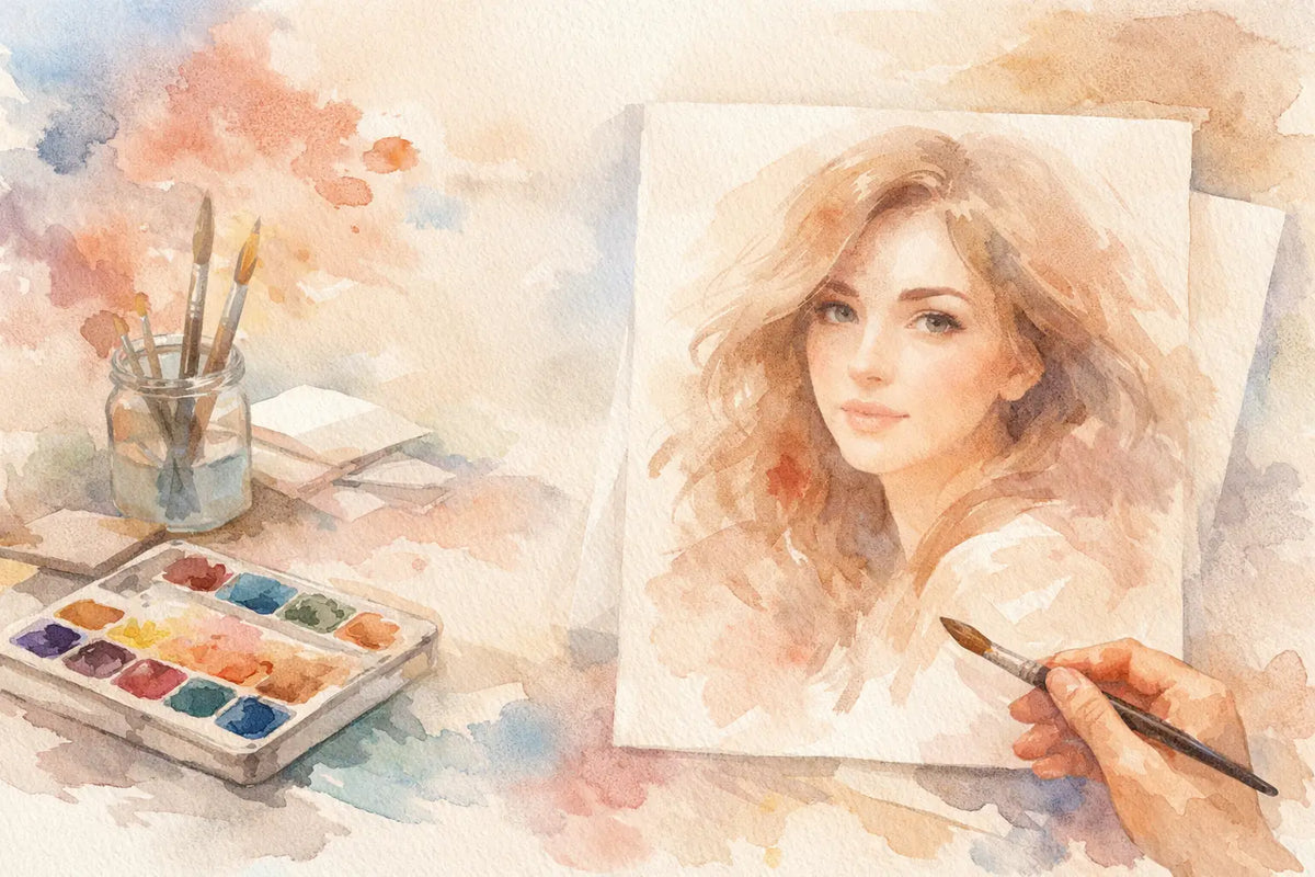 Kostenlose Vorschau für dein personalisiertes Portrait