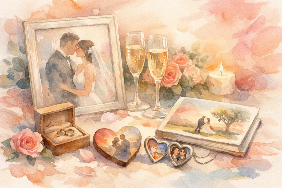 Personalisierte Geschenke zum Hochzeitstag