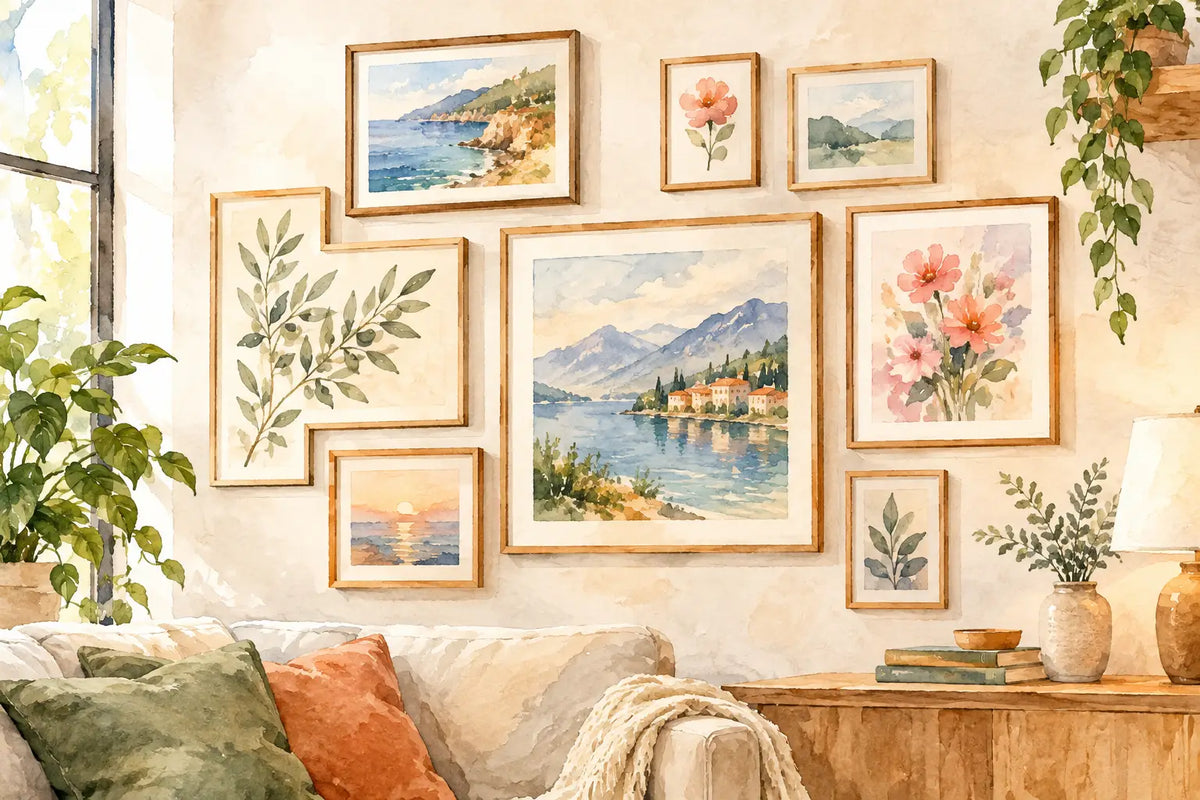 Bilderwand richtig planen und persönlich gestalten