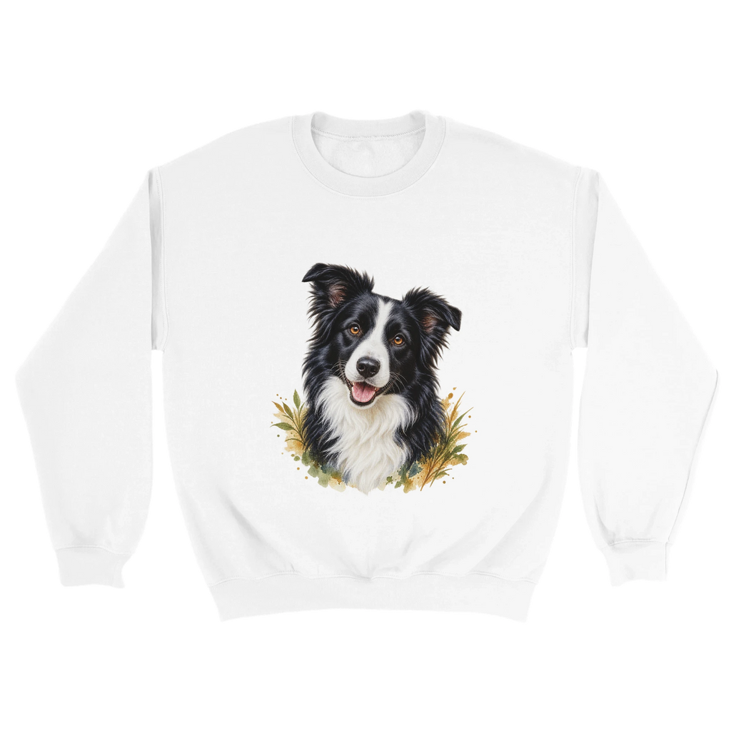Unbedruckte weiße Rückseite des Unisex-Sweatshirts