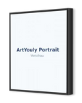 Personalisierte gerahmte Leinwand - Dein Artyouly-Portrait