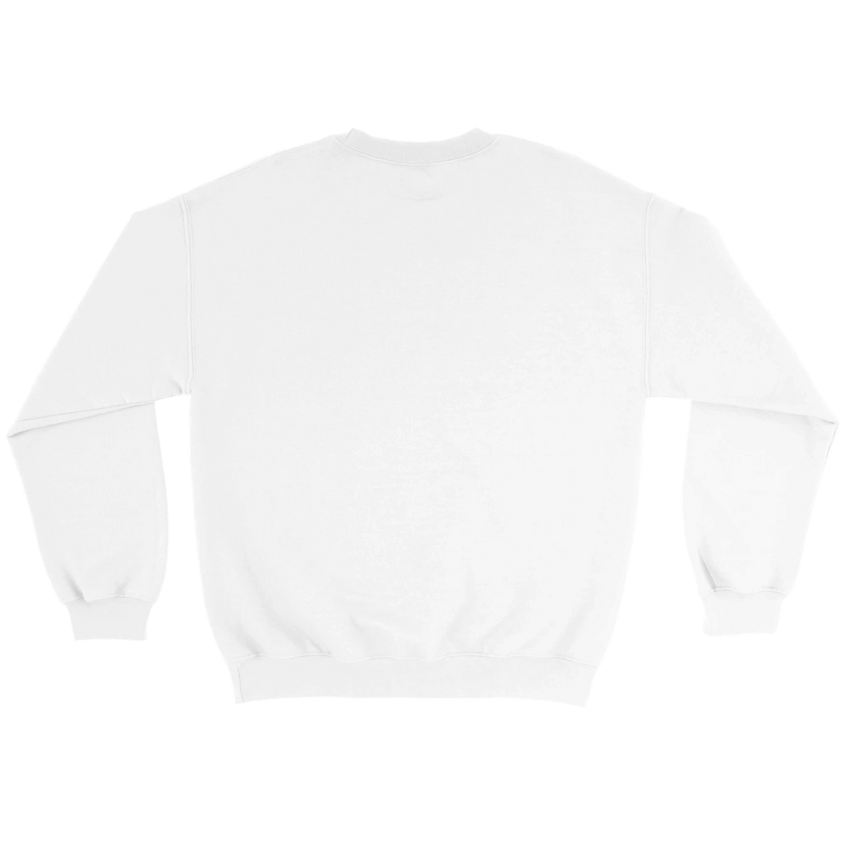 Flach ausgelegtes Sweatshirt mit Tierportrait auf der Vorderseite