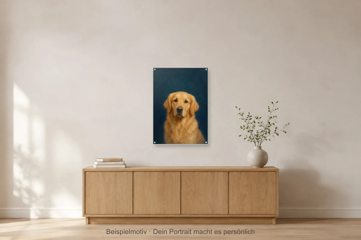 ArtYouly-Beispielportrait · Acryldruck · Raumansicht