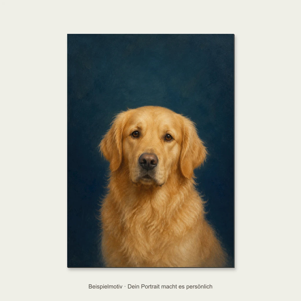 ArtYouly-Beispielportrait · Aluminiumdruck · Produktansicht