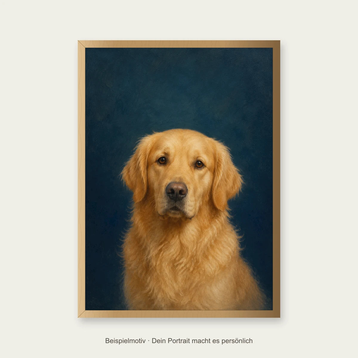 ArtYouly-Beispielportrait · Naturholz · Produktansicht